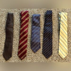 Silk Tie Lot of 5